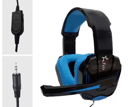 Headset Gamer 7.1 Feir Headphone Fr-512 Fone c Microfone Azul - Imagem 3